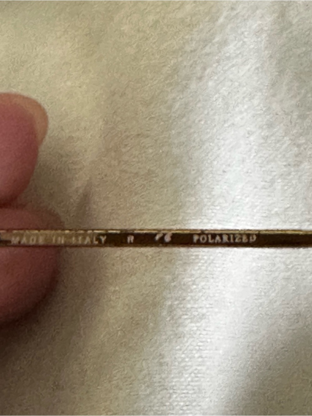 Gold Ray Ban Sunglasses - Picture 4 of 5